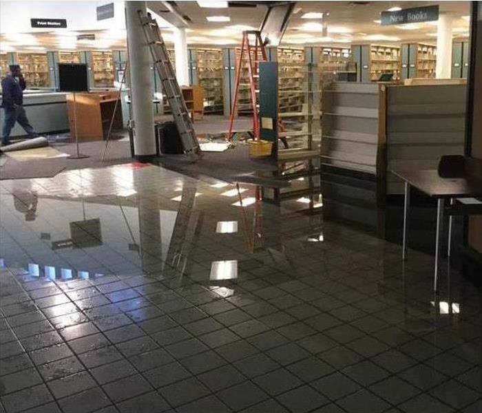Retail Store with Flooded Floor